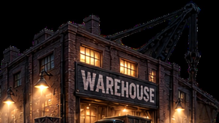 Industrial warehouse district